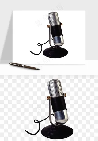 话筒直播麦克风png免抠