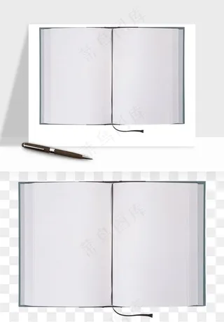 翻开书籍打开书本png免抠