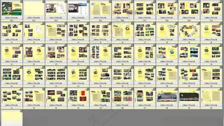 扶贫画册画册范本矢量