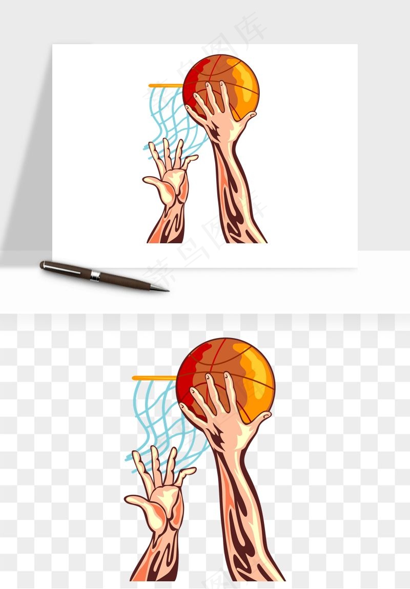 篮球篮球架png免抠