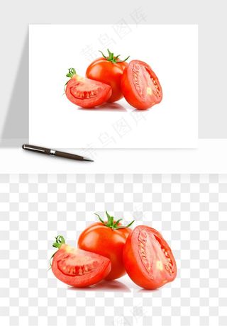 西红柿番茄圣女果png免抠