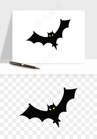 卡通蝙蝠png免抠
