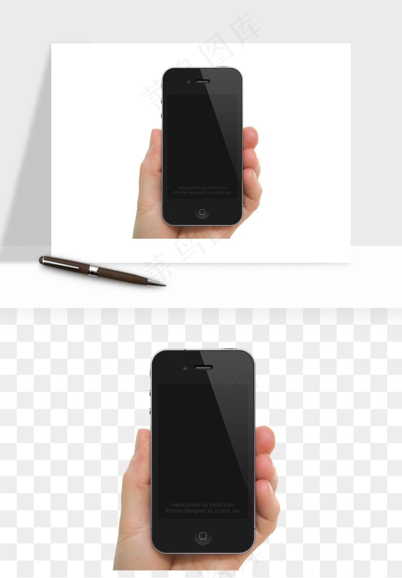 手拿手机素材png免抠