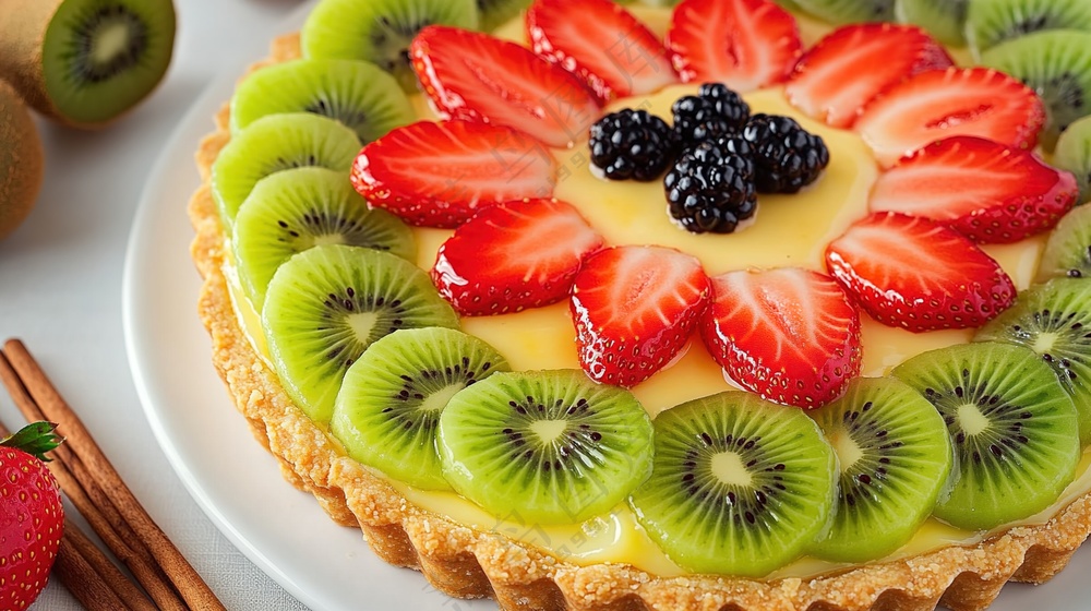 水果美食摄影沙拉果盘美味新鲜果肉