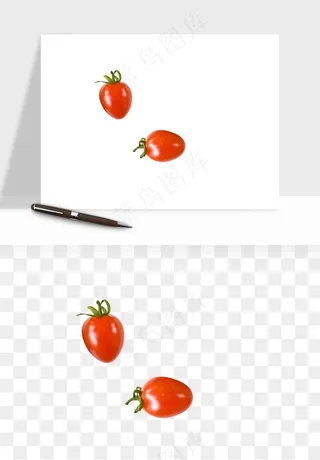 西红柿番茄圣女果png免抠