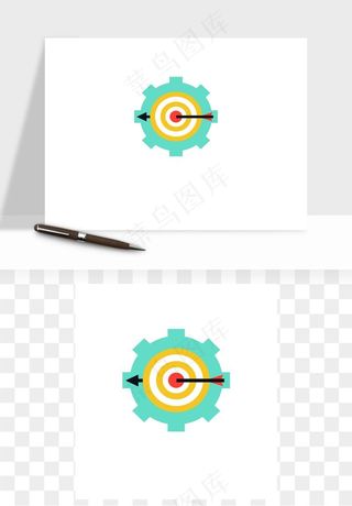 商务科技齿轮组矢量png免抠