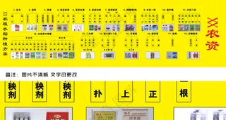 农资水稻种植方案农资水稻农服