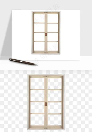 简约窗户png免抠