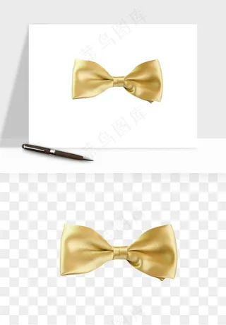 蝴蝶结西装领结png免抠