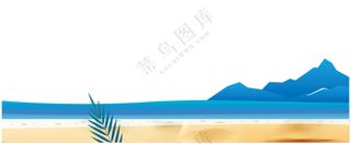 海边沙滩背景