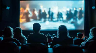 电影院观影的人观众摄影图