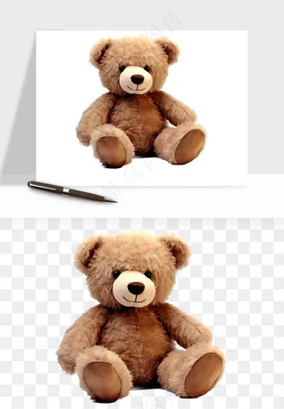 泰迪熊玩具熊png免抠
