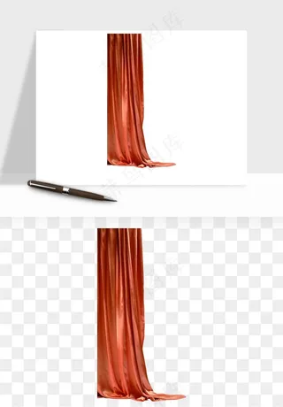 窗帘幕布帷幕png免抠