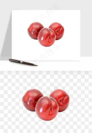 桃子油桃黄桃水果png免抠