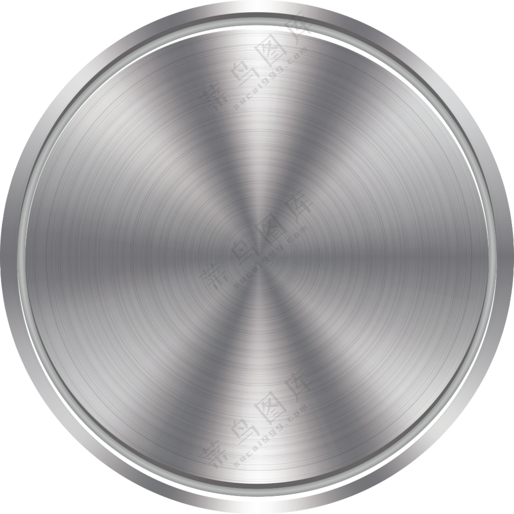 银色金属  圆盘