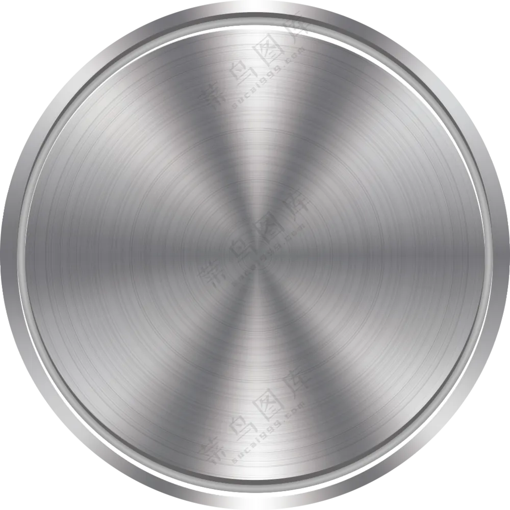 银色金属  圆盘