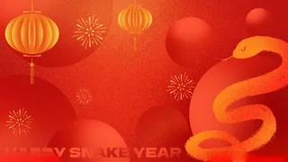 2025海报背景中国新年新年快乐
