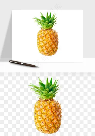 菠萝水果png免抠