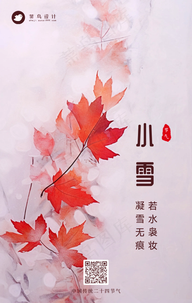小雪手机海报