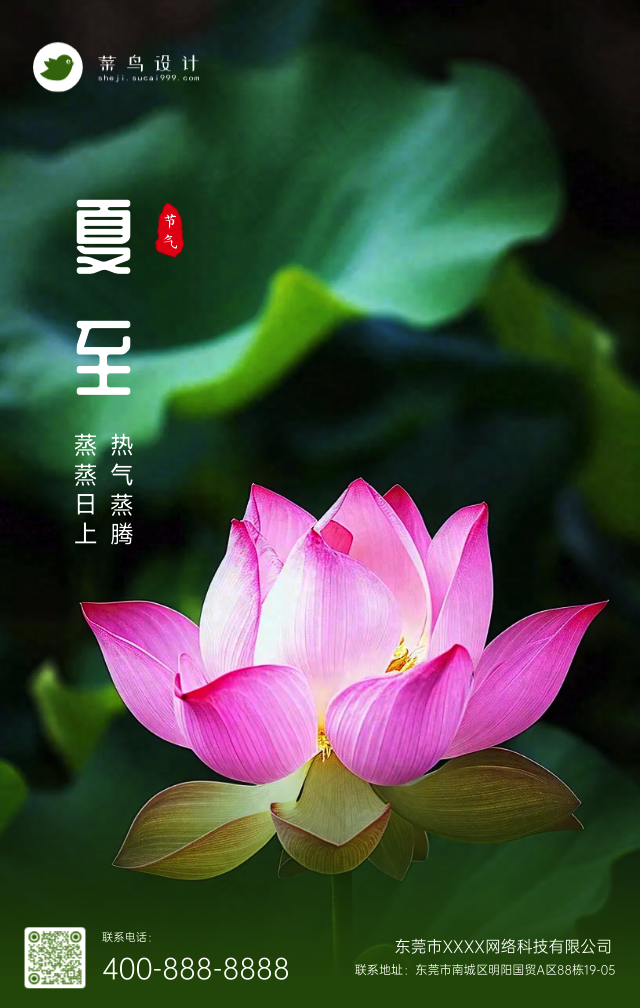夏至手机海报