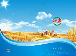 农产品宣传画册封面画册封面丰收画册海报