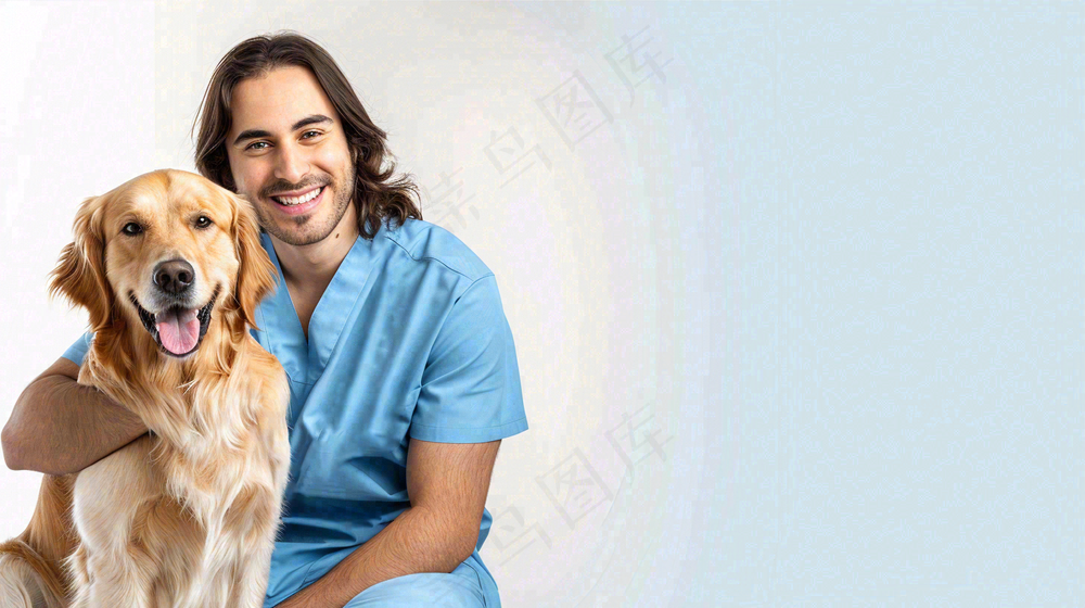 宠物医院猫狗生病救治摄影图