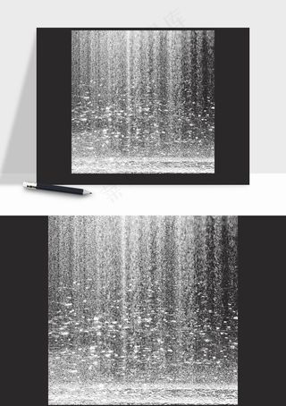 雨水雨滴水珠下雨元素png免抠