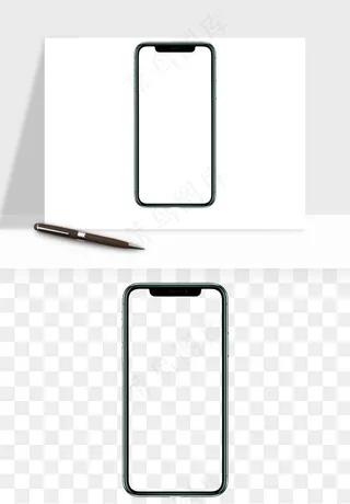 手机样机边框元素png免抠