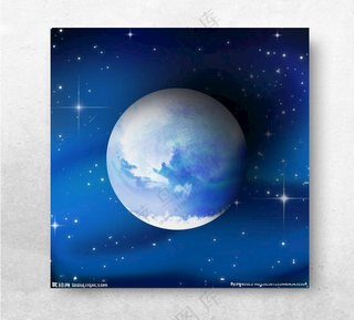 星球宇宙背景创意合成
