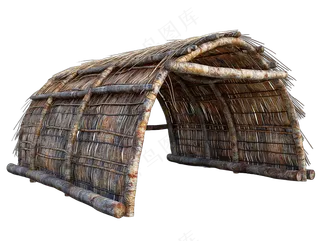 png免抠古代木构临时建筑