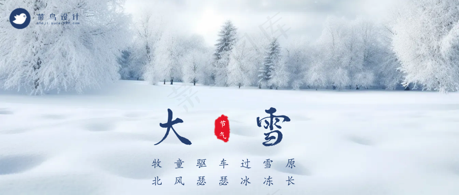 大雪公众号首图