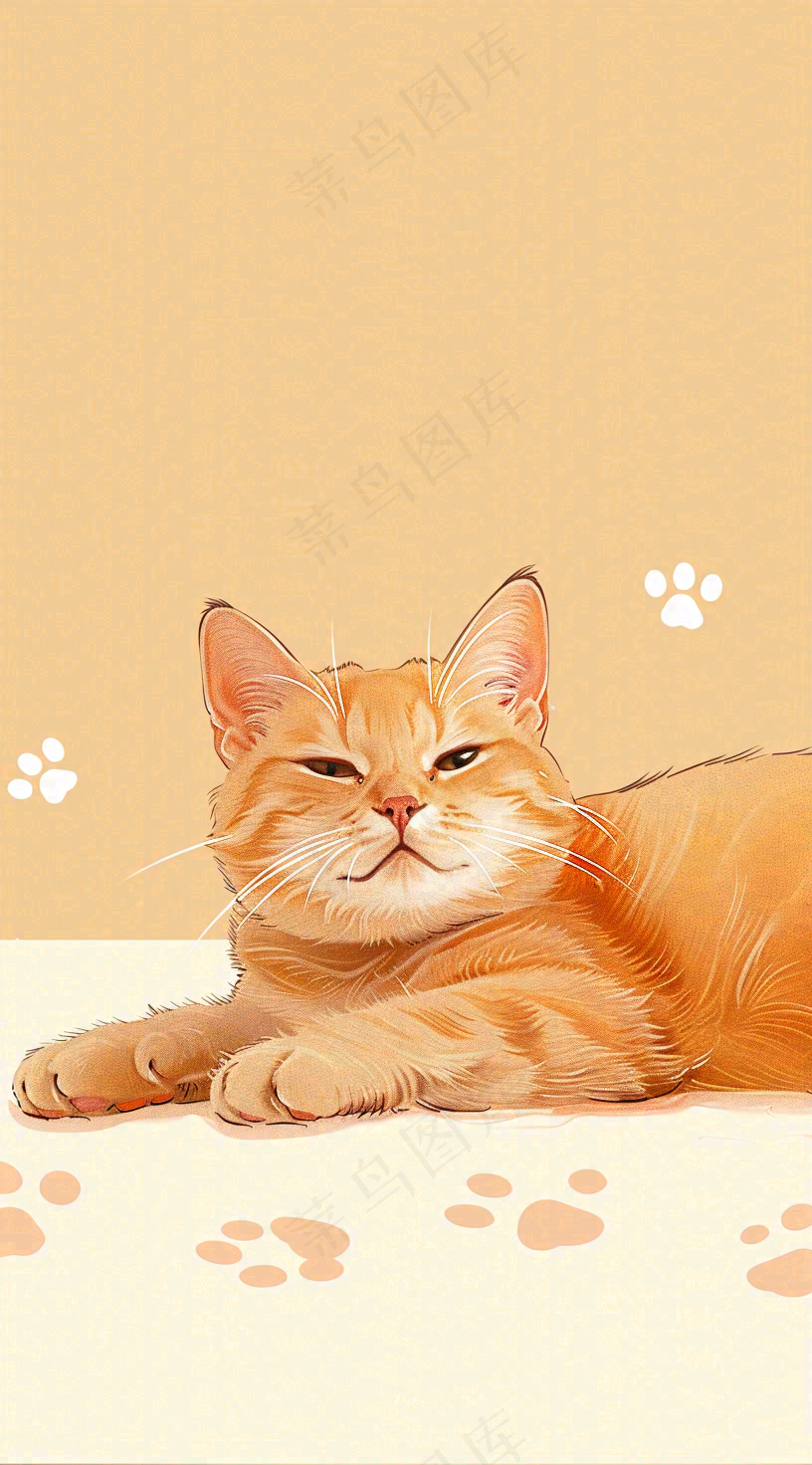 宠物生活馆猫狗卡通插画背景