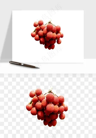 荔枝妃子笑水果png免抠