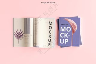 书籍杂志画册封面设计vi样机-01