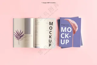 书籍杂志画册封面设计vi样机-01
