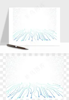 科技电路板线路矢量png免抠 科技电路板线路矢量png免抠