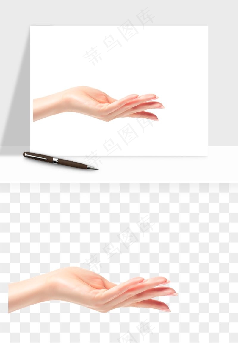 手势手部动作手指png免抠