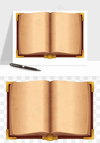 翻开书籍打开书本png免抠