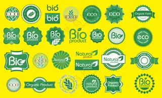 绿色标签矢量素材