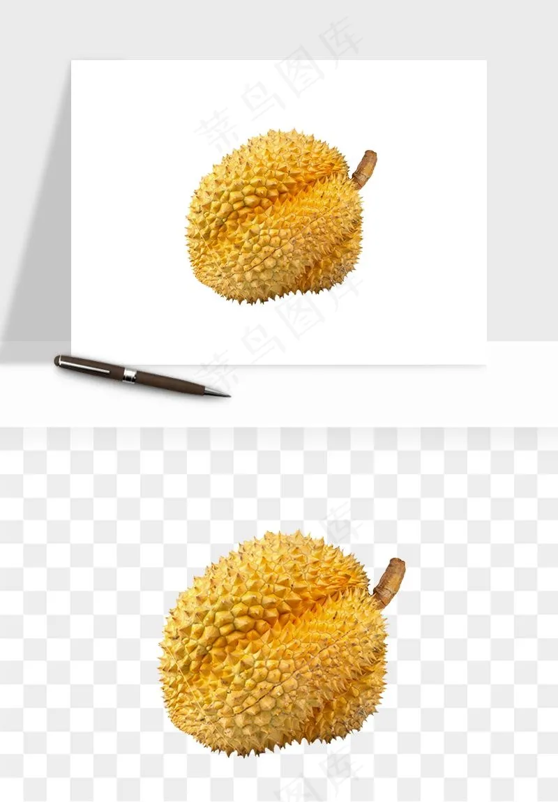 榴莲果肉水果png免抠