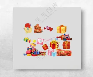 彩色礼物中奖女礼品