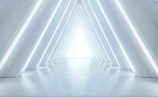 数码科技线光几何背景