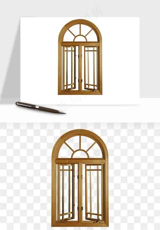 简约窗户png免抠