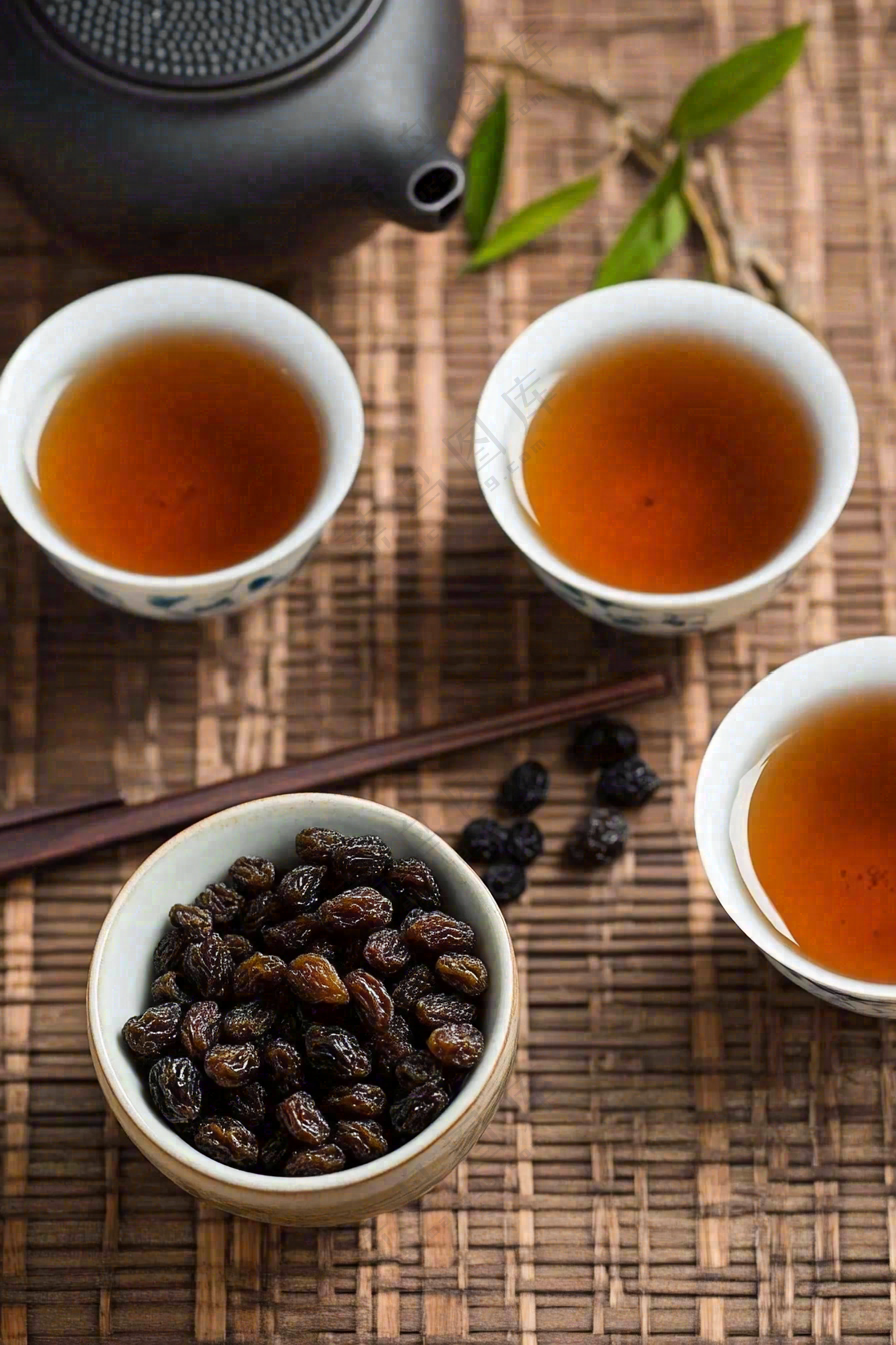 茶叶品茶茶道文化古色古香摄影图