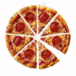 美味的披萨美食摄影图免抠