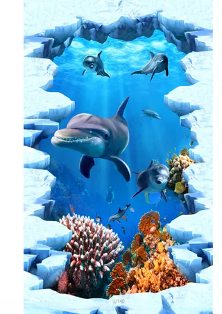 海底世界卡通海洋广告设计