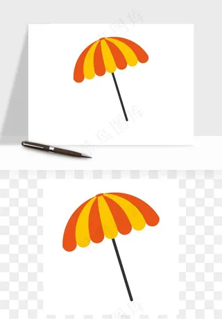 沙滩游泳度假休闲png免抠