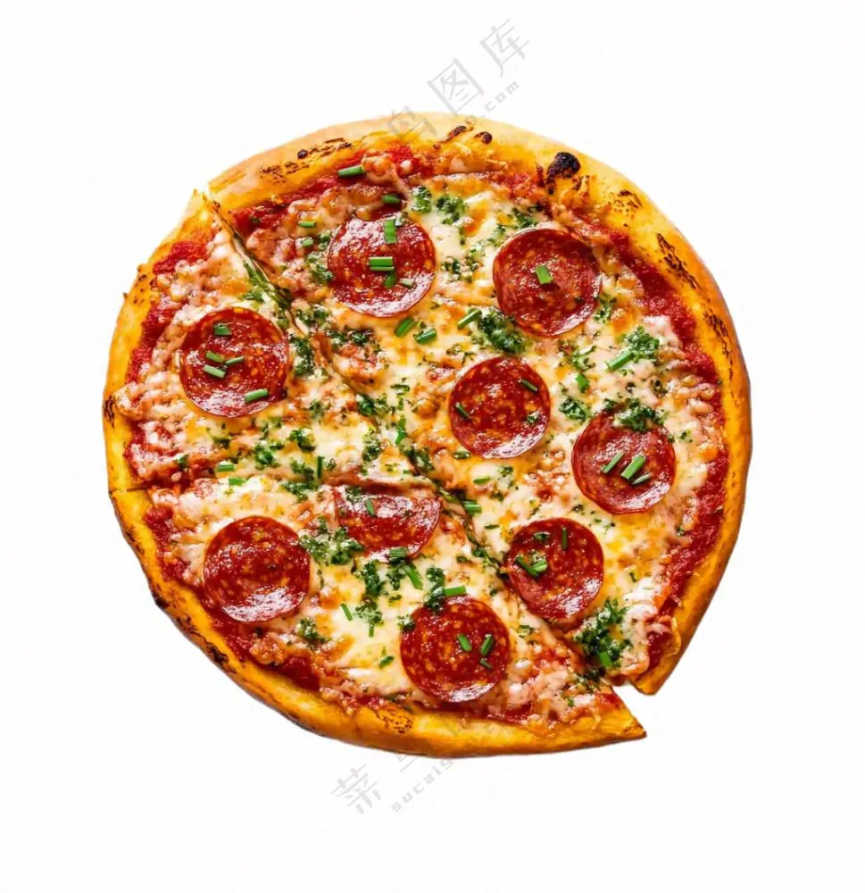 美味的披萨美食摄影图免抠