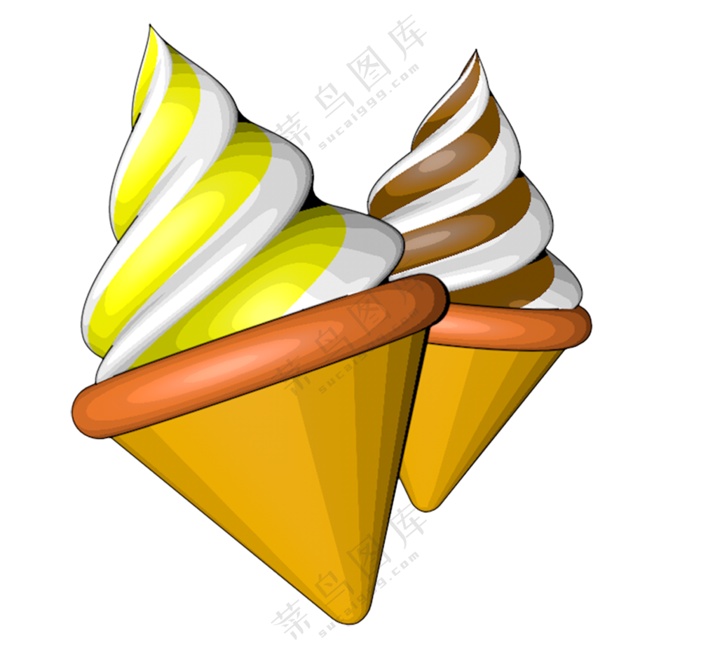 冰淇淋3d模型
