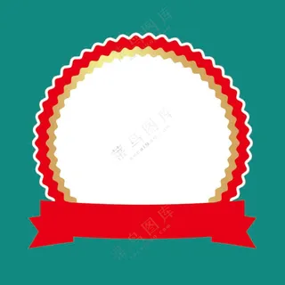 樱桃标手绘小标